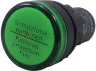 Đèn báo pha Led 220VAC màu xanh